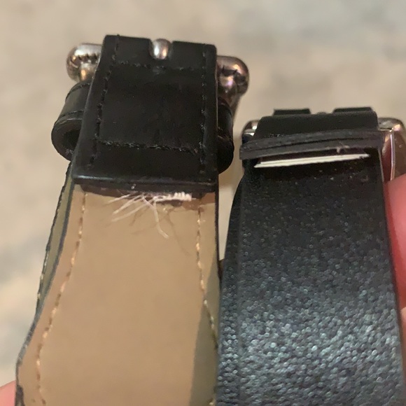 Pair of Black Western Belts - Faux Leather - Picture 10 of 10